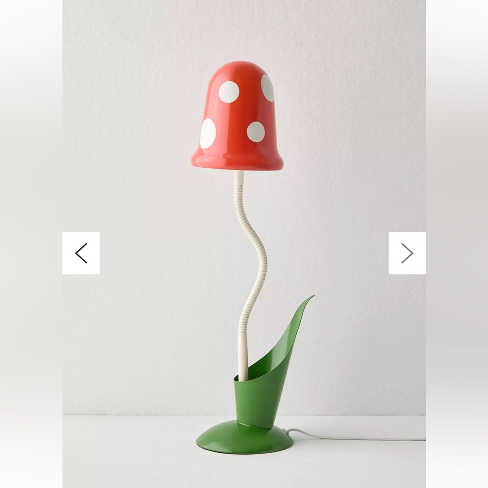 Urban Outfitters Mushroom Table Task Lamp - Picture 2 of 5